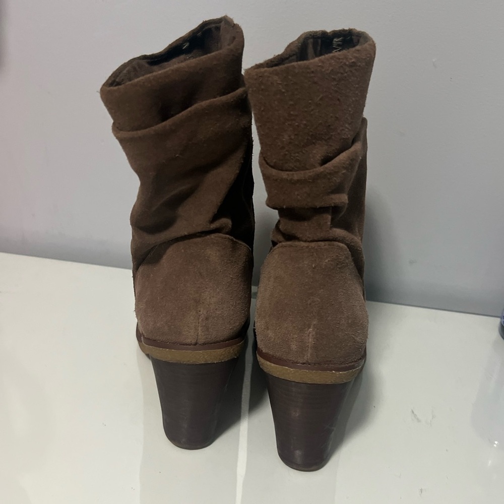 Vince Camuto Brown Ankle Booties - Picture 3 of 5